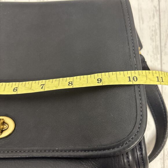 Womens Vintage Coach 9812 Dark Navy Handbag - Picture 13 of 14